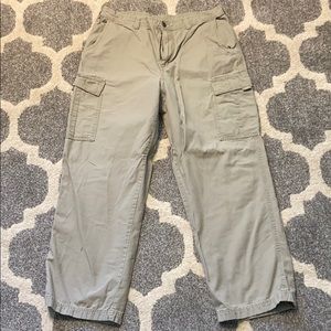 North Face khaki cargo pants.  36 short